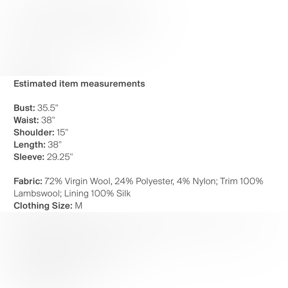 Authentic Christian Dior coat (Mid-length) with for trim. - Picture 16 of 16